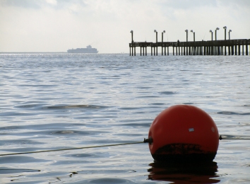 Buoy and boat