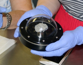 Lunar meteorite in dome